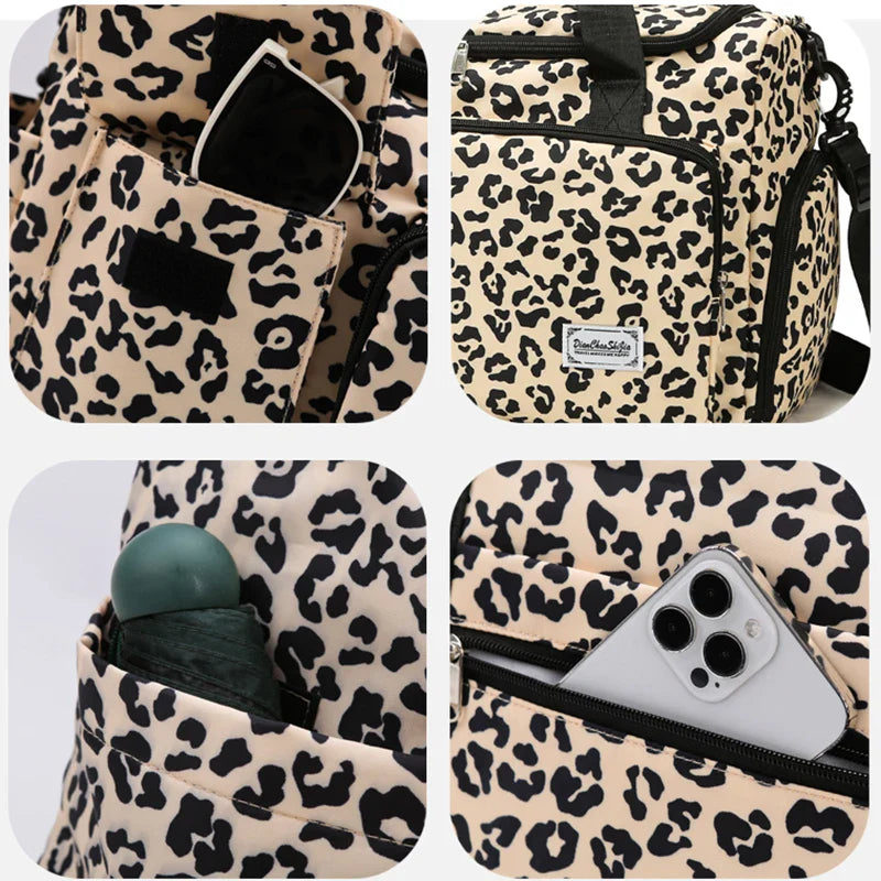 ANTARES - Sac de Voyage Léopard Femme