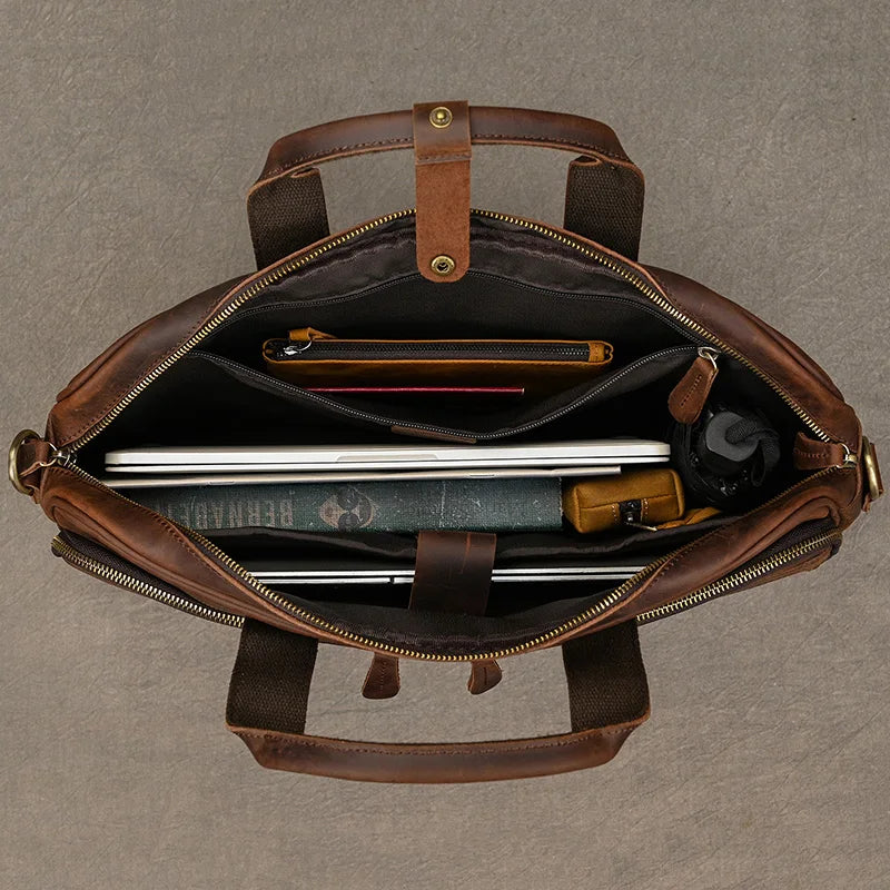 Heritage - Sacoche en Cuir Luxueuse pour Homme