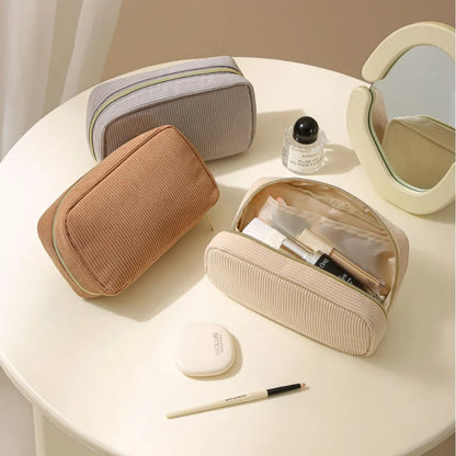 Trousse Maquillage Velours Côtelé – photo 4