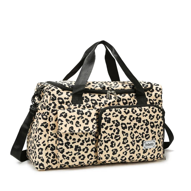 ANTARES - Sac de Voyage Léopard Femme