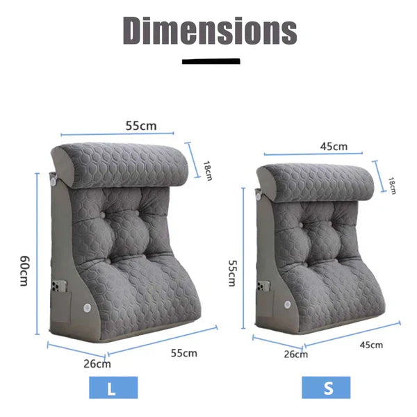 LiseThera™ – Coussin de Lecture Ergonomique pour Lit, Soutien & Confort