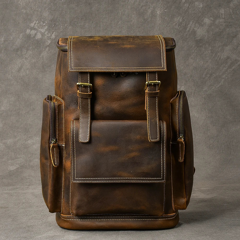 Heritage - Sac À Dos En Cuir Vintage