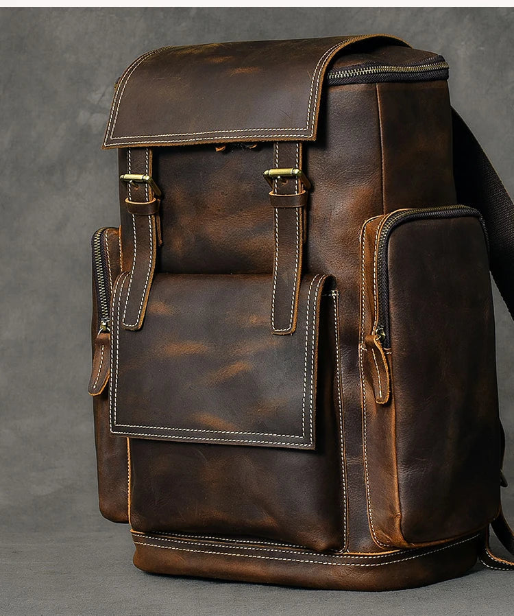 Heritage - Sac À Dos En Cuir Vintage