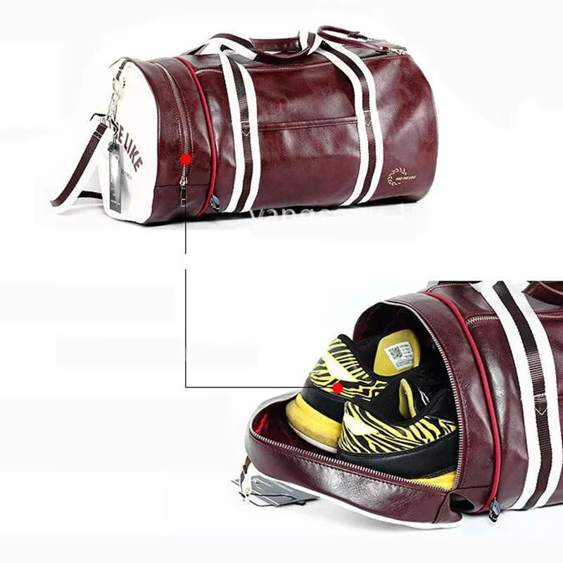 NAOS - Sac De Sport En Cuir De Voyage