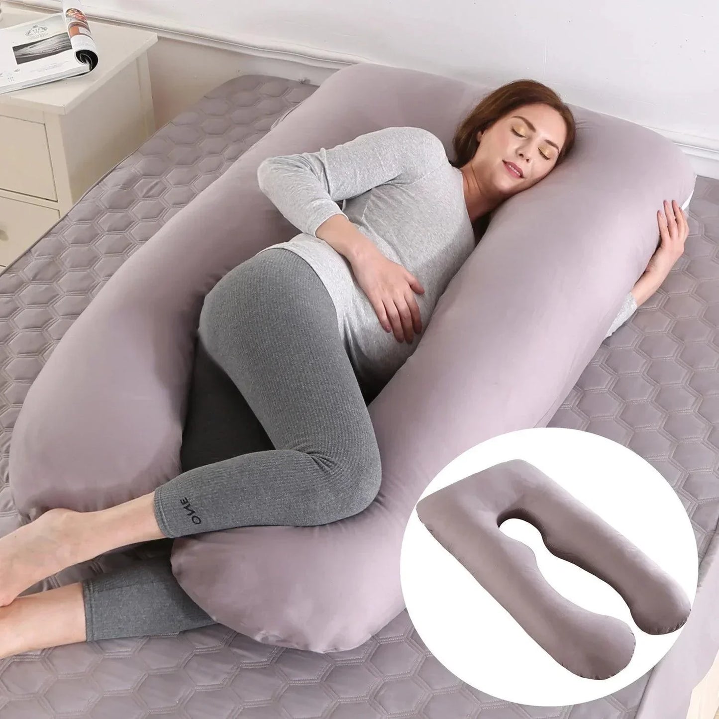 Oreiller de Grossesse Confortable En U