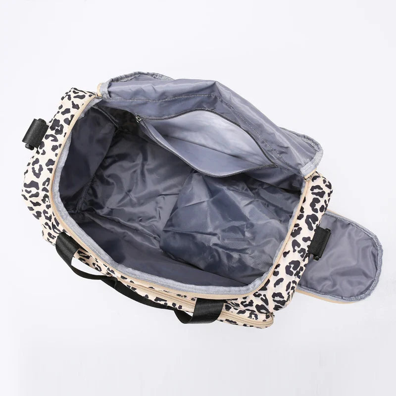 ANTARES - Sac de Voyage Léopard Femme