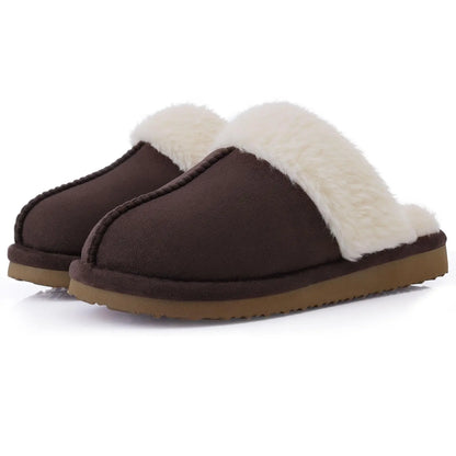 Pantoufles Douillettes à Mémoire de Forme pour Femme – coloris Marron