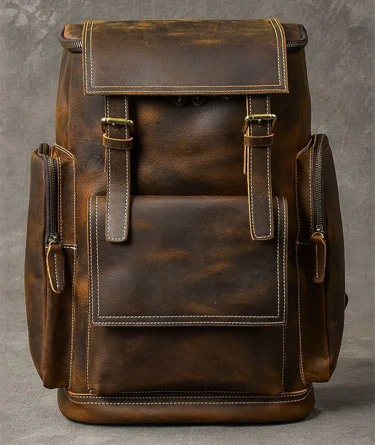 Heritage - Sac À Dos En Cuir Vintage