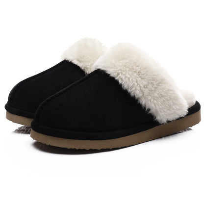 Pantoufles Douillettes à Mémoire de Forme pour Femme – coloris Noir