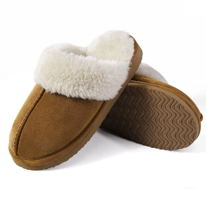 Pantoufles Douillettes à Mémoire de Forme pour Femme – coloris Marronn