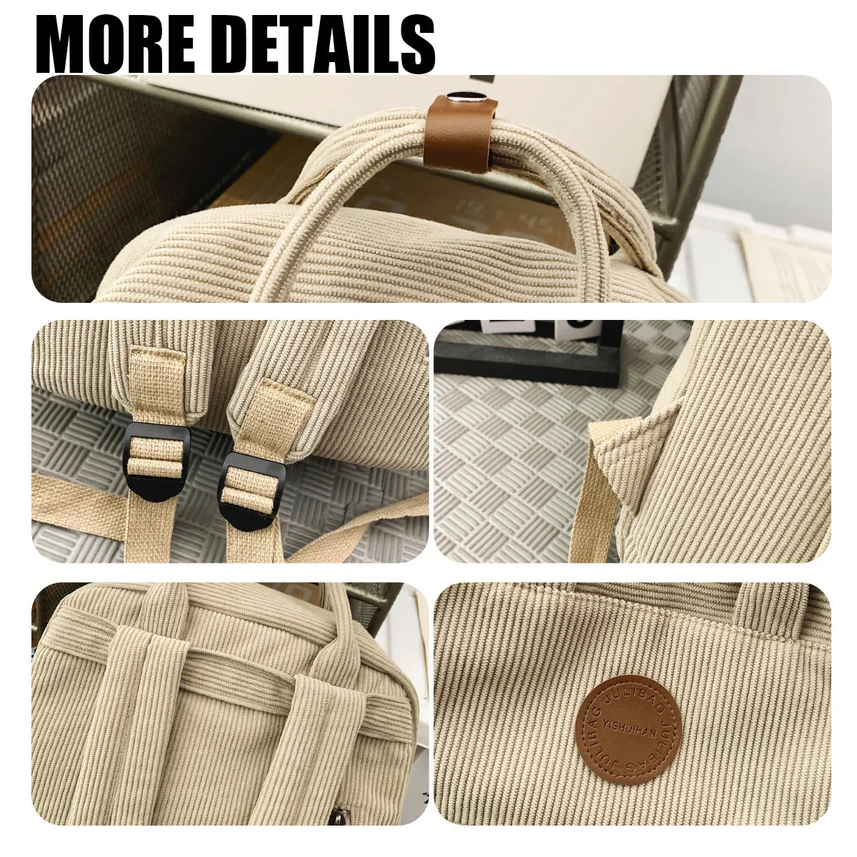 PROCYON - Sac À Dos Velours De Voyage Femme