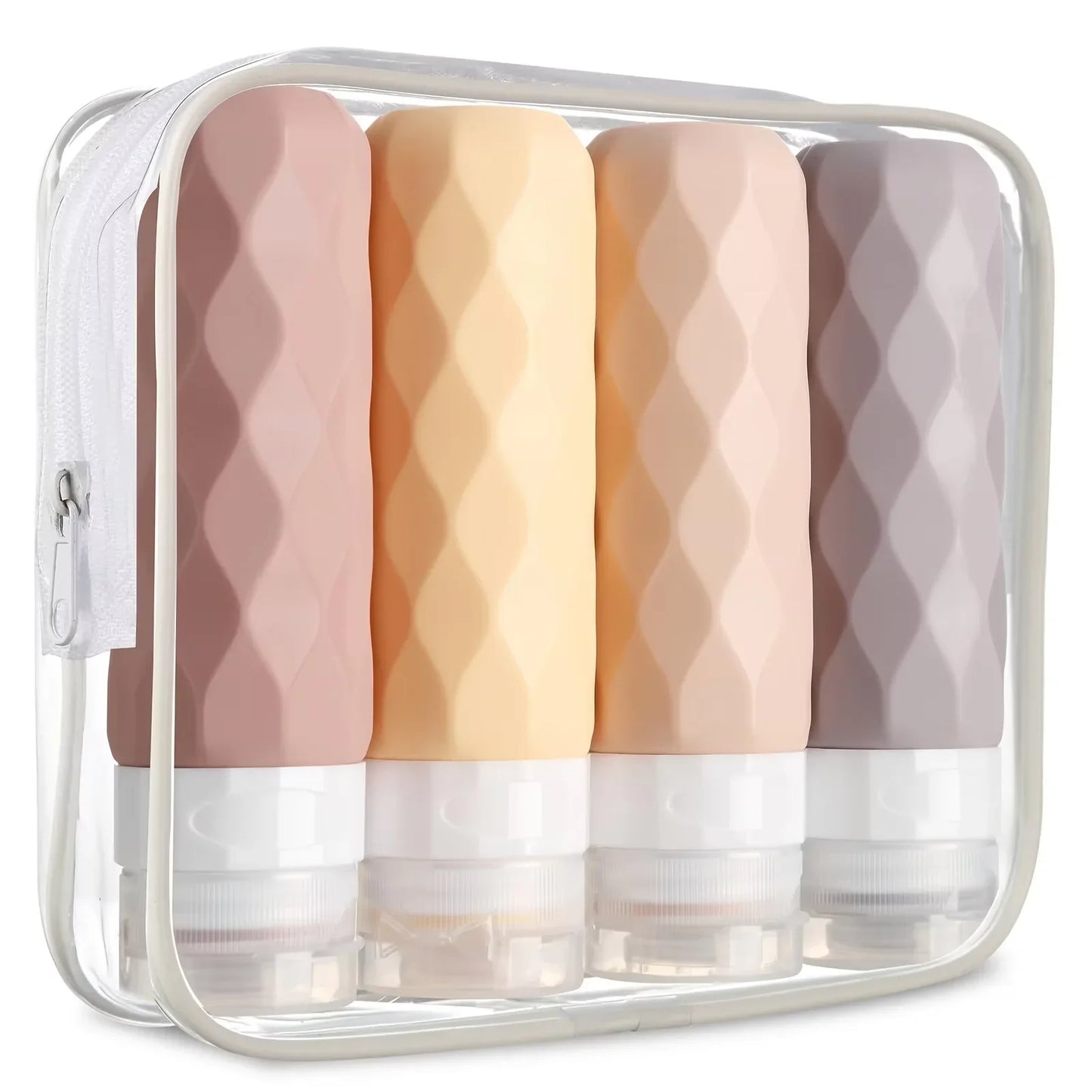 Zéphyr - Flacons de Voyage Rechargeables en Silicone