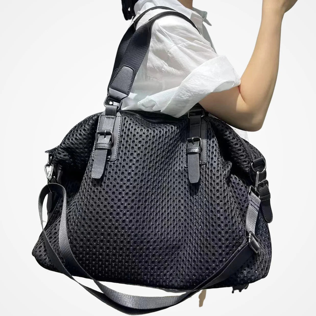 CHARA - Sac Nylon Bandoulière Femme