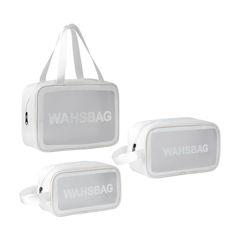 CARILIA - Trousse De Toilette Transparente Avion