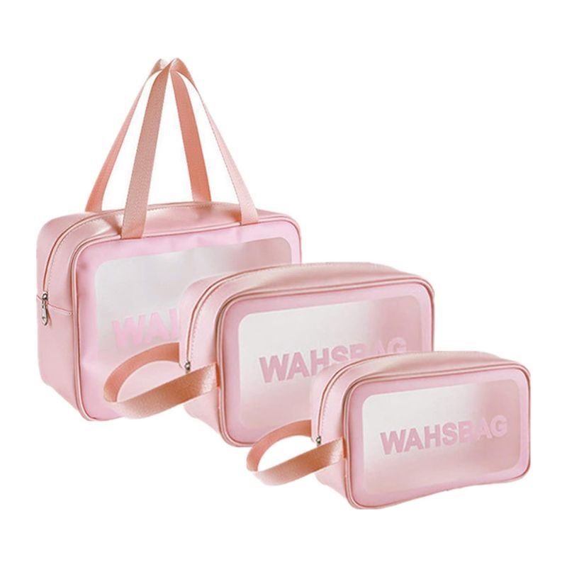 CARILIA - Trousse De Toilette Transparente Avion