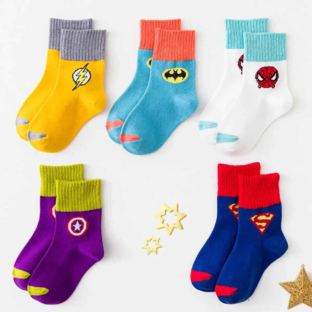 Super Héros Enfants (Lot 5 paires)