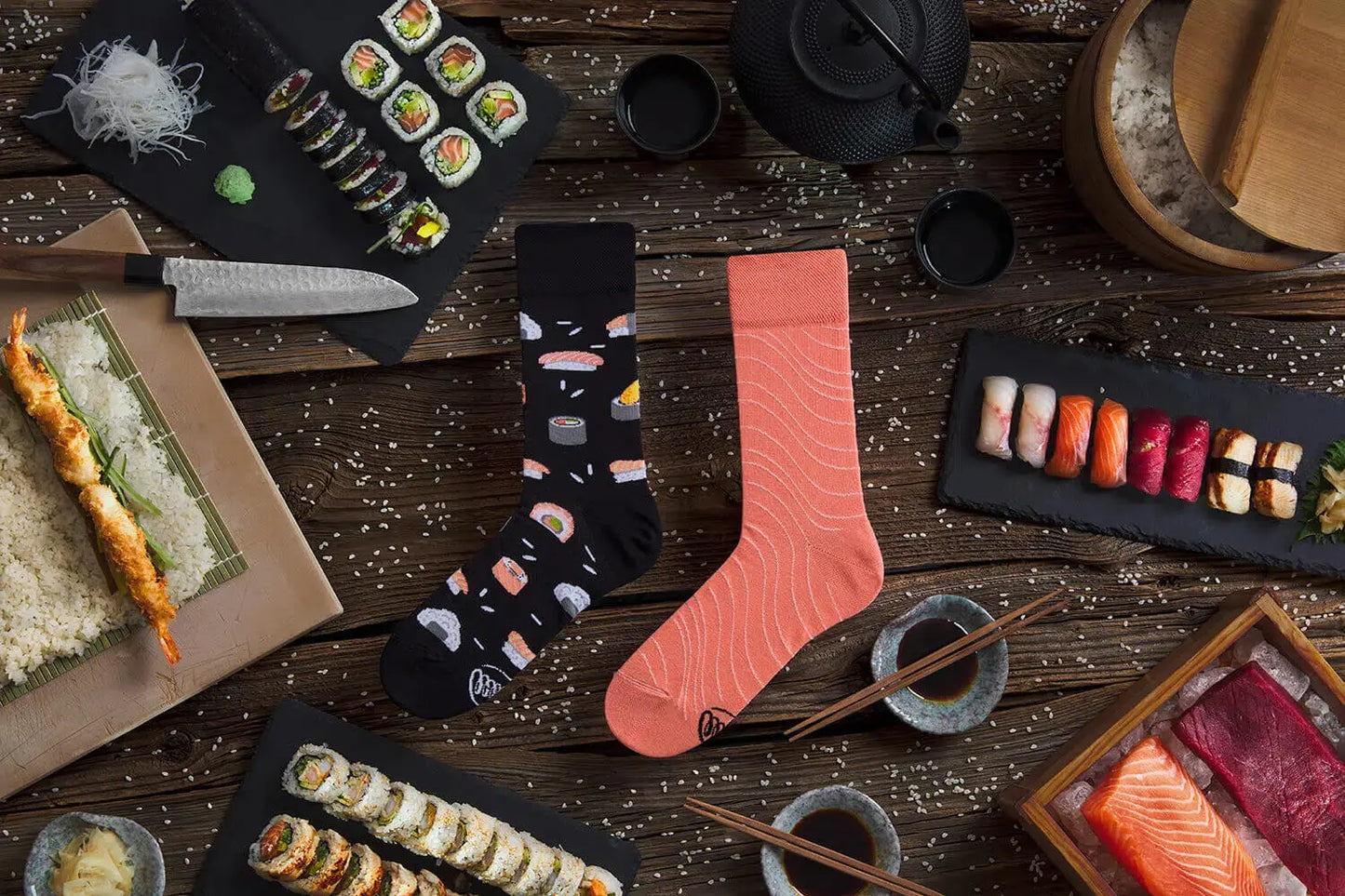Chaussettes dépareillées - Sushi Roll