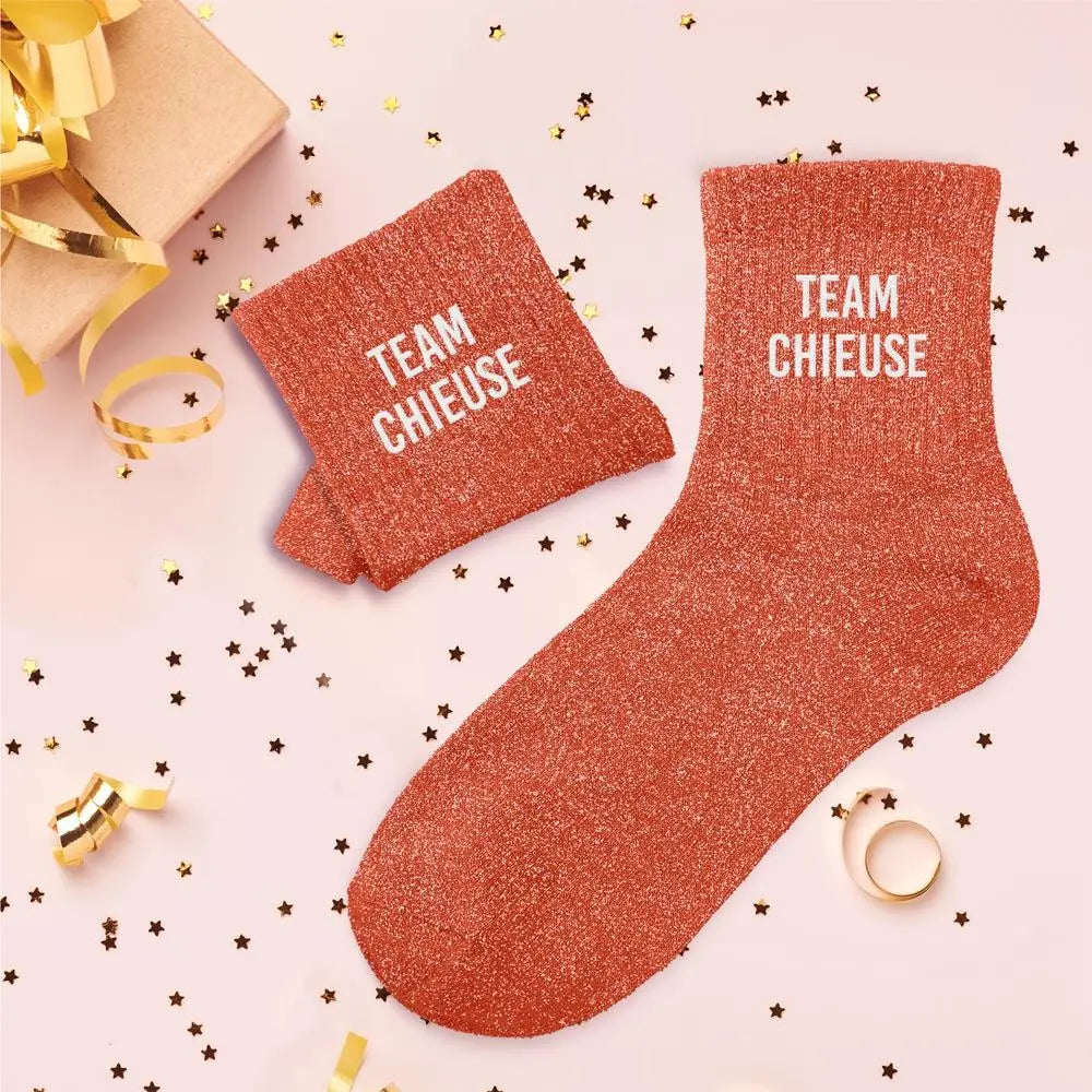 Chaussettes à Paillettes - Team Chieuse