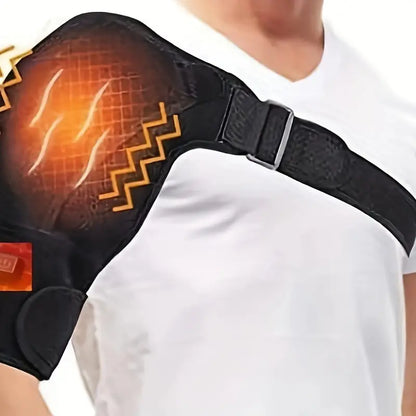 Thermiease Appareil de Massage Massant Chauffant pour Épaule et Coude Chaleur Apaisante USB – photo 3