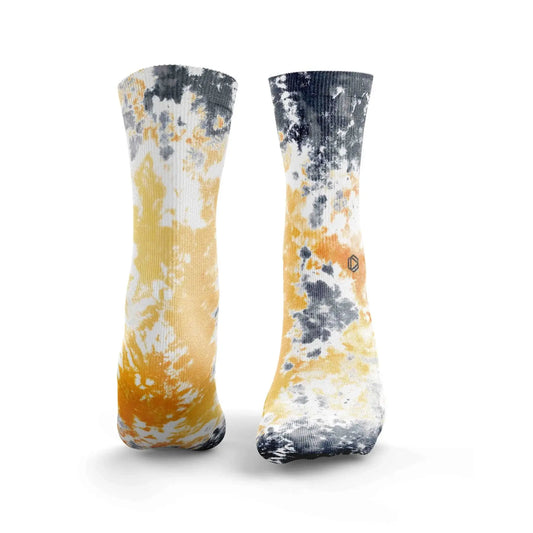 Chaussettes - Tie Dye 3.0 - Orange & Dark Grey