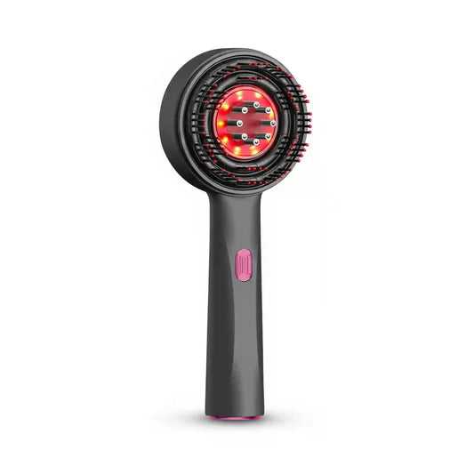 VibroSilk™ – Brosse à Cheveux Électrique 2 en 1 pour Soin Capillaire Apaisant