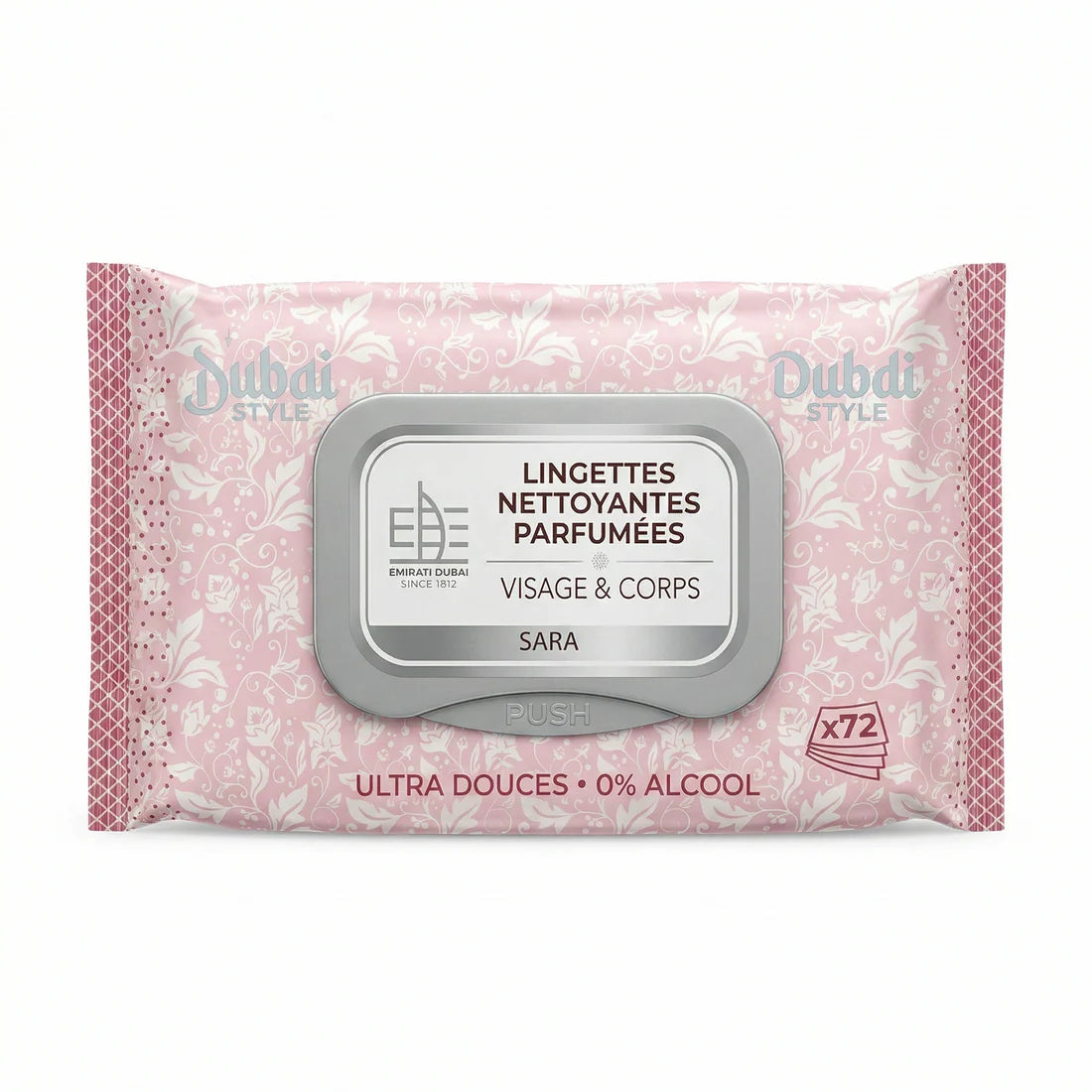 Dubai Style - Lingettes Visage et Corps Sara x72