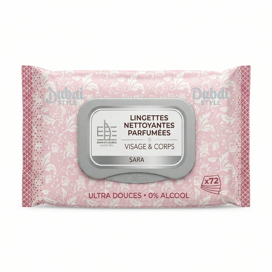 Dubai Style - Lingettes Visage et Corps Sara x72