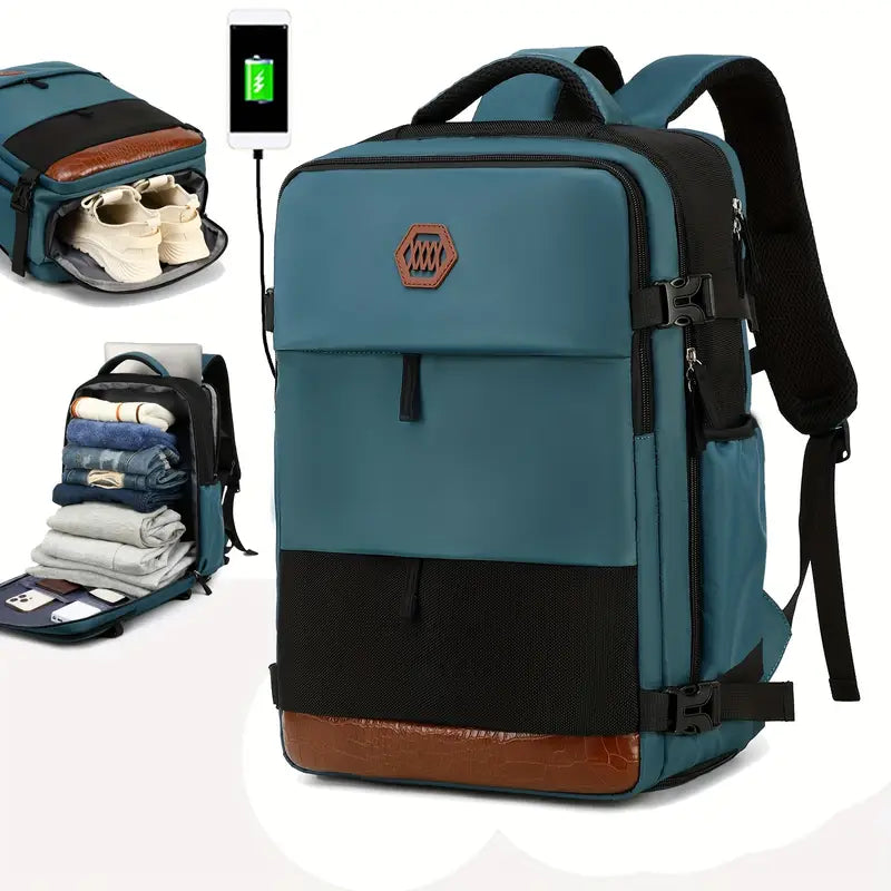 VoyageEase™ – Sac à Dos Voyage pour Ordinateur 15,6″ & Cabine Voyage Léger