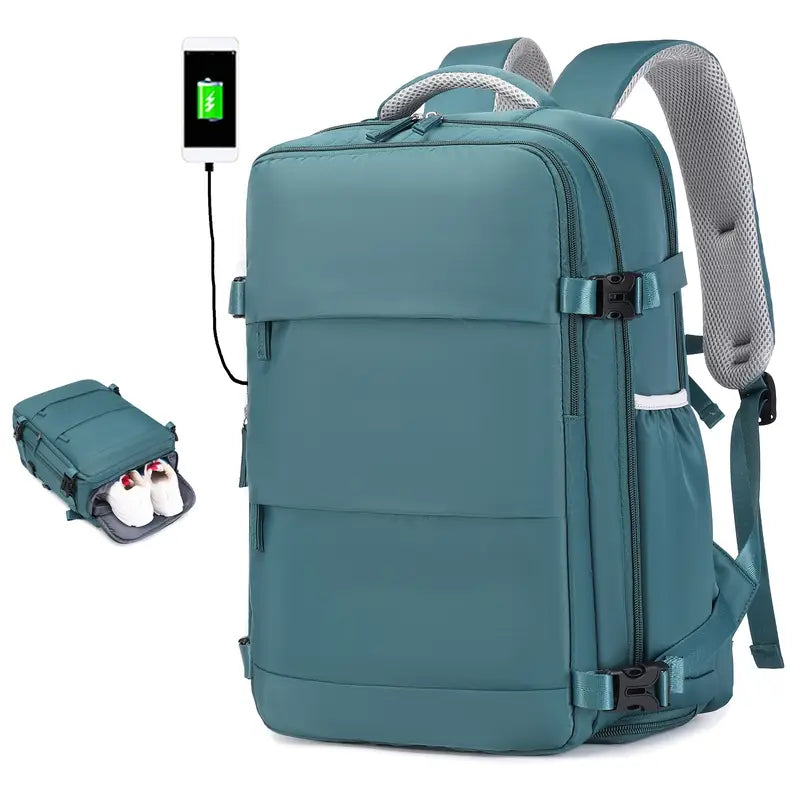 VoyageEase™ – Sac à Dos Voyage pour Ordinateur 15,6″ & Cabine Voyage Léger