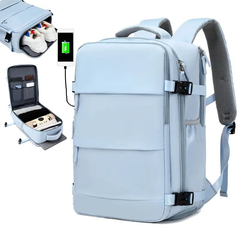 VoyageEase™ – Sac à Dos Voyage pour Ordinateur 15,6″ & Cabine Voyage Léger