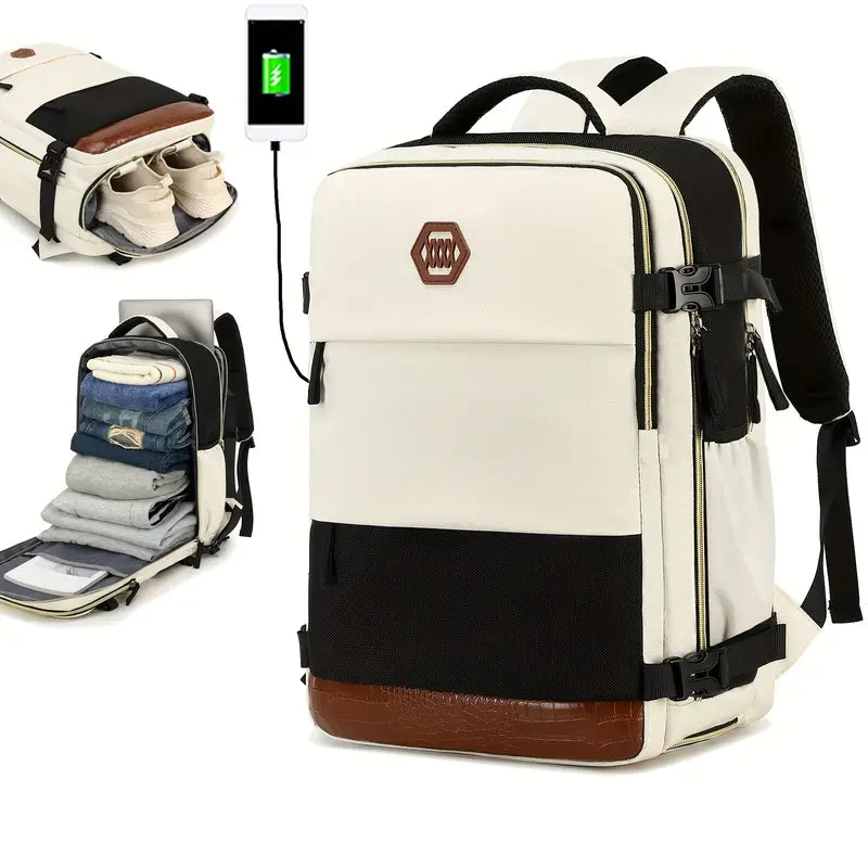 VoyageEase™ – Sac à Dos Voyage pour Ordinateur 15,6″ & Cabine Voyage Léger