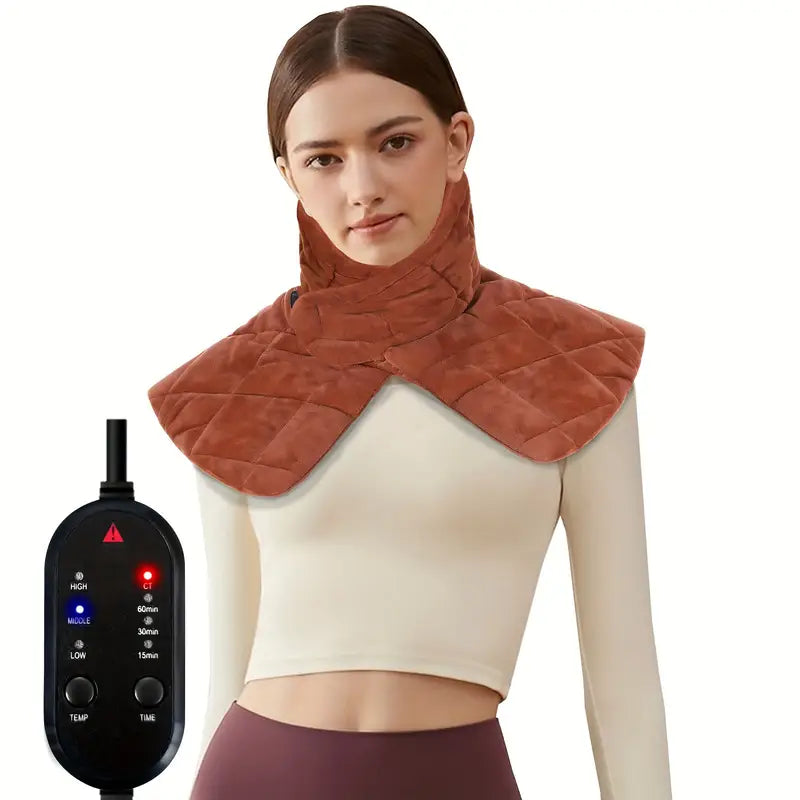 WarmNeck™ – Coussin Massant Chauffant pour Cou et Épaules Ergonomique