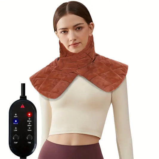 WarmNeck™ – Coussin Massant Chauffant pour Cou et Épaules Ergonomique