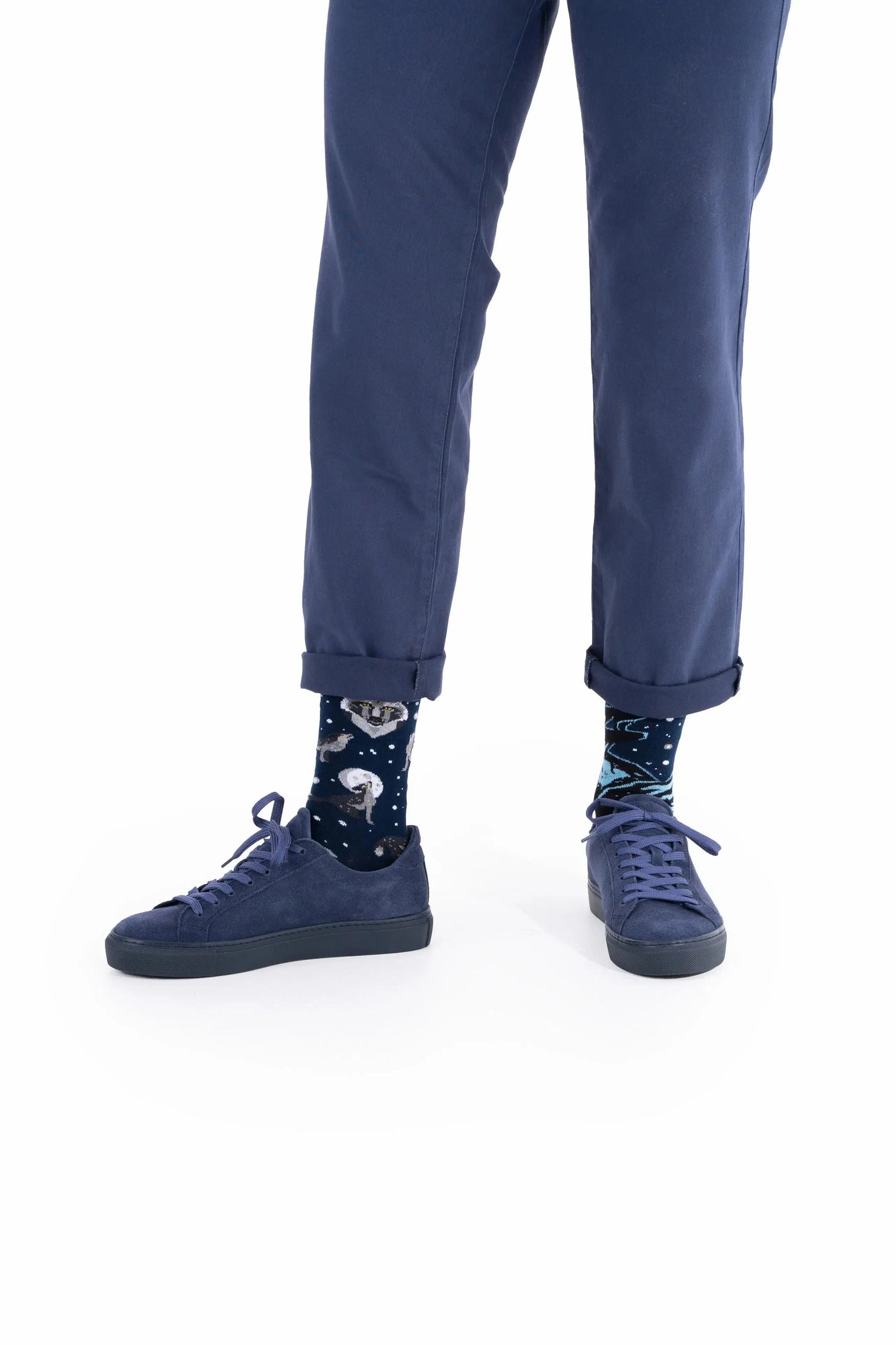 Chaussettes dépareillées - Winter Wolf
