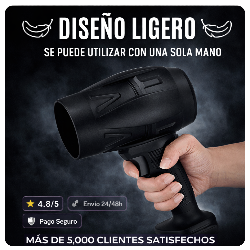 TurboBlast - Élimine rapidement la saleté et la poussière tenaces instantanément