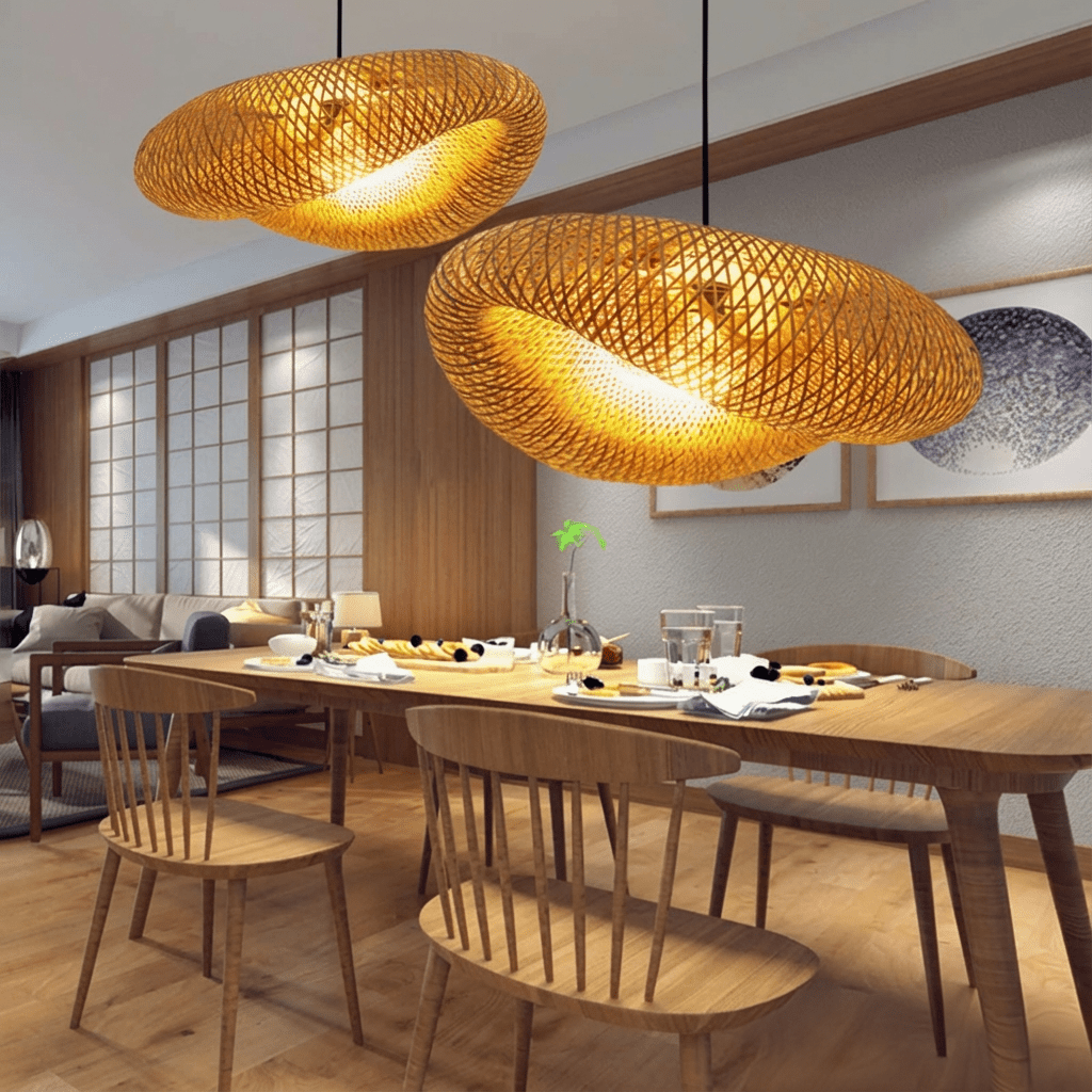 LumiBamboo - Créez Instantanément une Lueur Chaude et Naturelle pour Adoucir Votre Espace