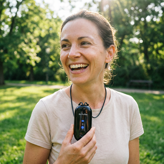 PureBreathe - Clarté d'air frais immédiate, à tout moment, n'importe où