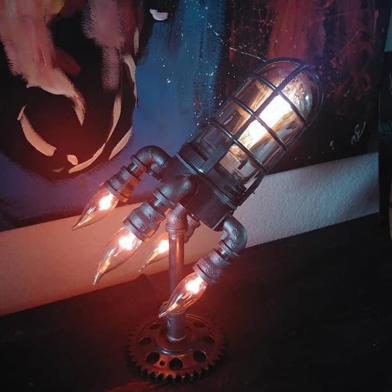 LumiForge - Éclairez Toute Pièce avec une Lumière Chaleureuse et Vacillante