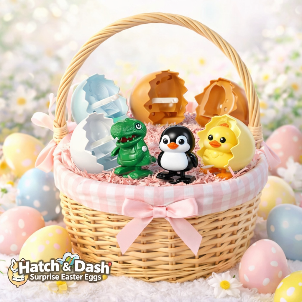 HatchWhirl - Plaisir de Pâques illimité avec des courses d'animaux mécaniques enchantées