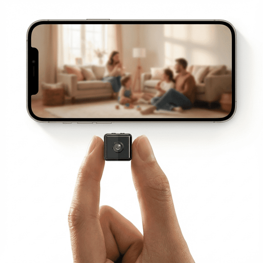 Caméra de Surveillance Intérieure 1080P WiFi Compacte