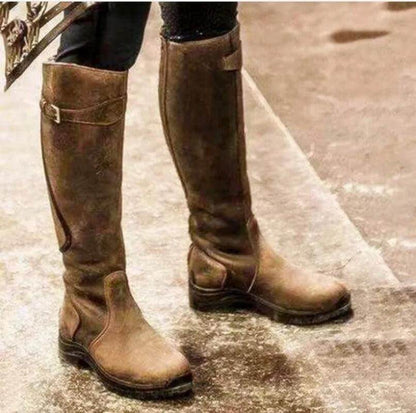Bottes Imperméables Femme – Marron foncé