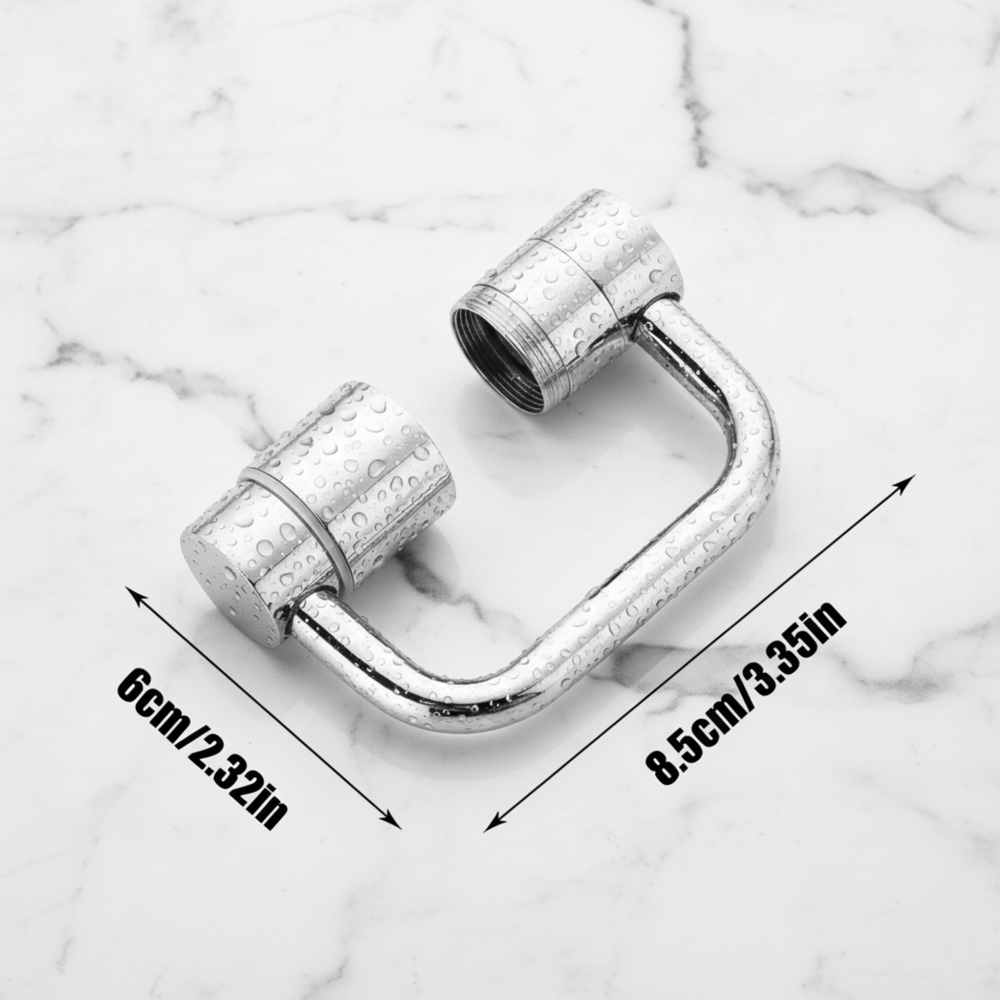 FlowMaster - Gérez l'eau de votre évier avec une rotation splash-free à 1080°