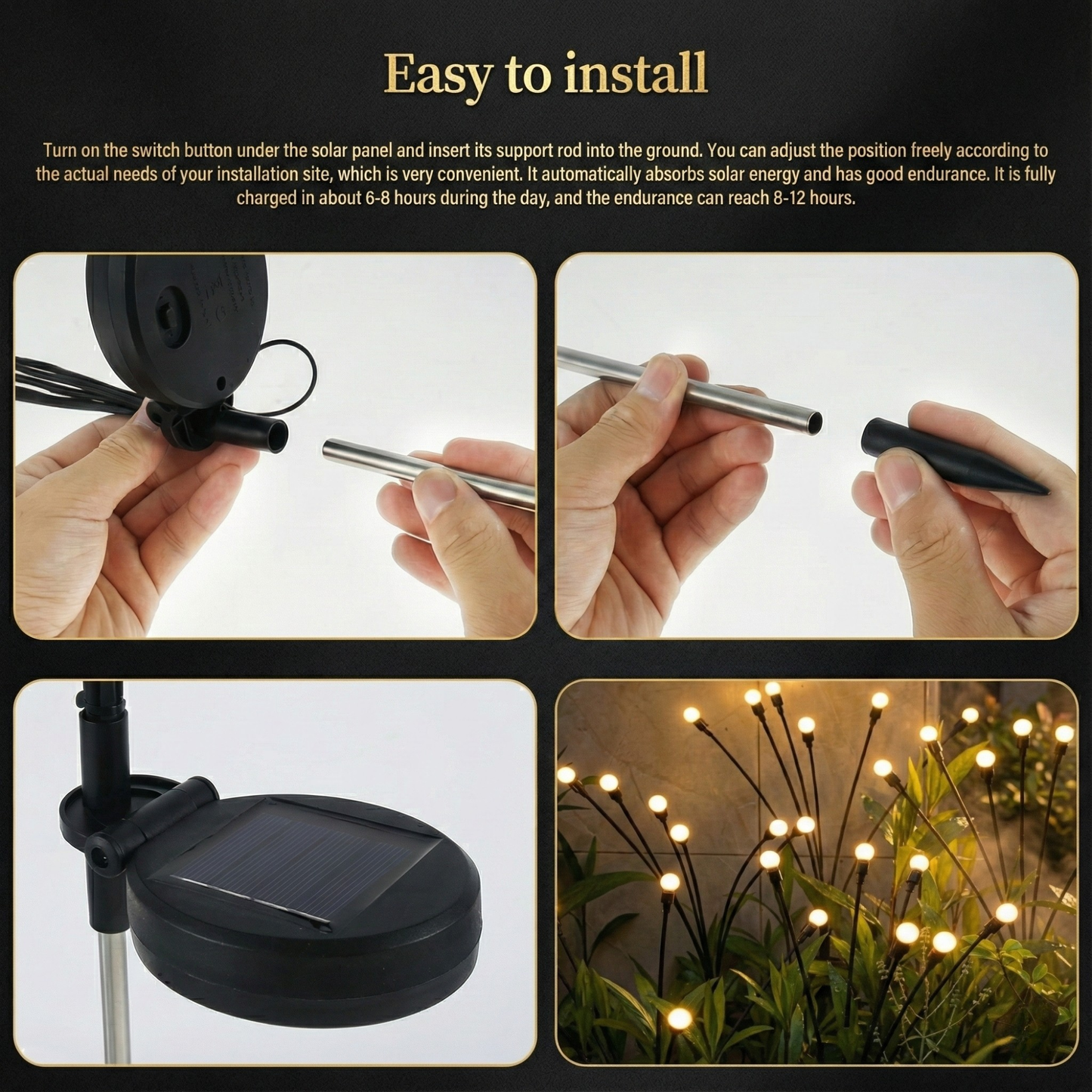 GlowNest - Transformez facilement votre jardin en soirées envoûtantes