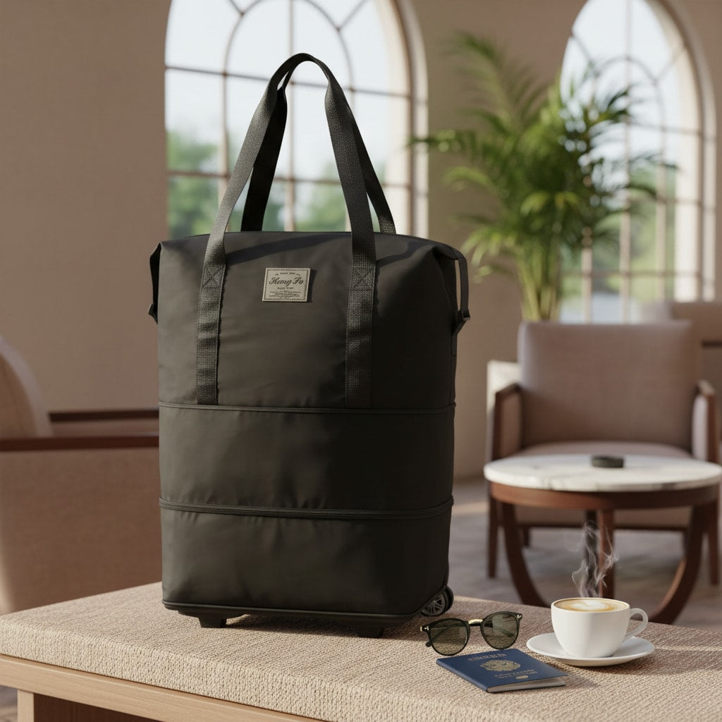 POLLUX - Bagage Sac Cabine Roulettes Extensible