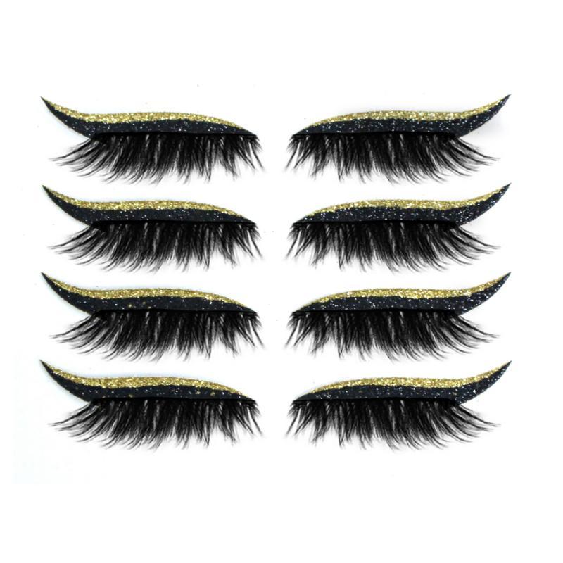 GlamEase - Autocollants Eyeliner Réutilisables Œil de Chat