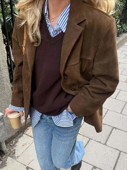 Veste Classique Marron