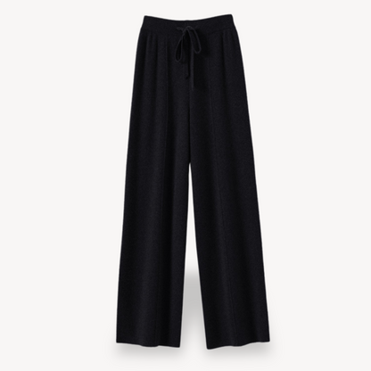 Pantalon Femme, jambe large – Beige