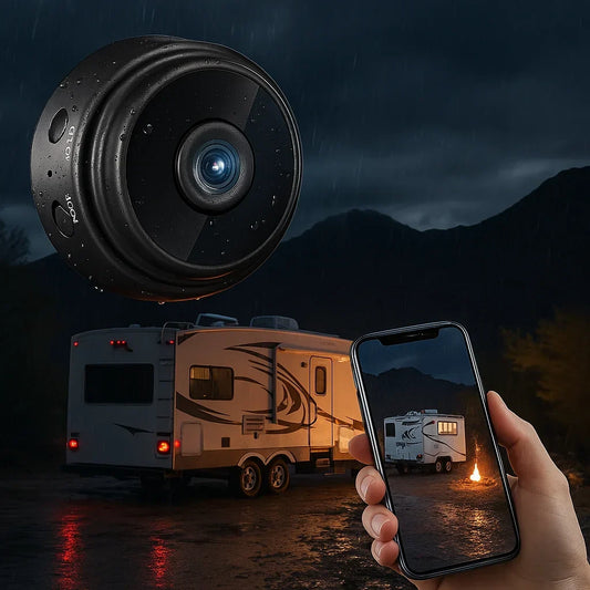 HD Wireless Backup Caméra for RVs, Trucks, and Trailers - Night Vision, Waterproof