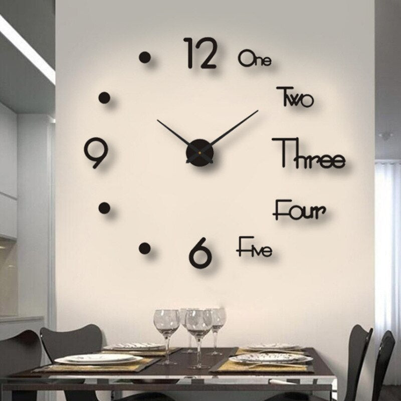Horloge Murale Quartz Noire ArtisticTick