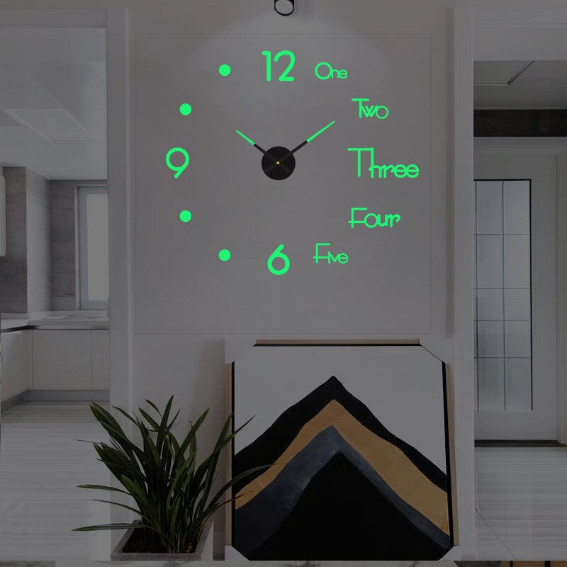 Horloge Murale Quartz Noire ArtisticTick